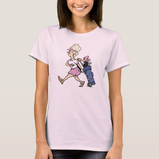 Lady Golfer Tshirts en Gifts (Voorkant)