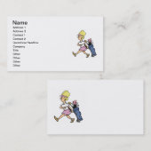 Lady Golfer Tshirts en Gifts Visitekaartje (Voorkant / Achterkant)