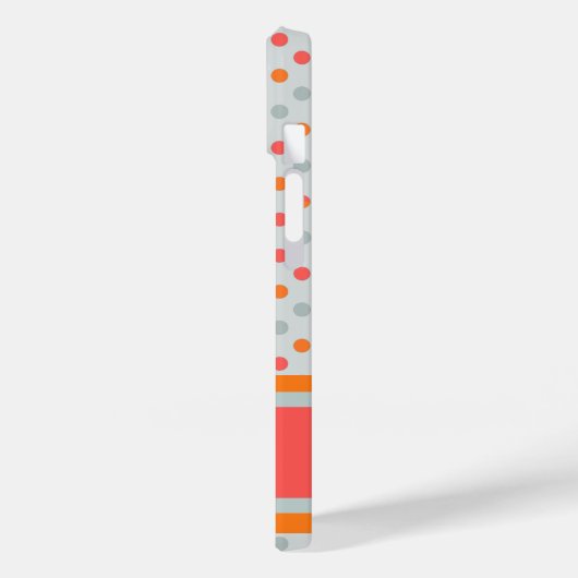 Lady Golfer Unique Polka dots Monogram Case-Mate iPhone Case (Achterkant / Links)