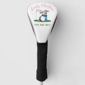 Lady Golfers hebben meer Drive Golf Head Hoesje Golfheadcover (Voorkant)