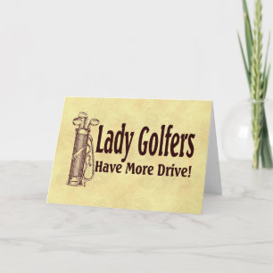 Lady Golfers Kaart
