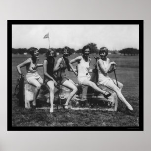 Lady Golfers Love Ice 1926 Poster