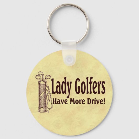 Lady Golfers Sleutelhanger (Voorkant)