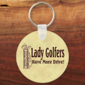 Lady Golfers Sleutelhanger (Voorkant)