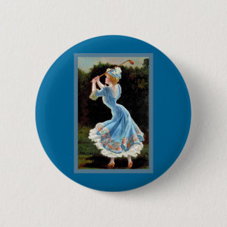 Lady Golfing Ronde Button 5,7 Cm