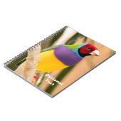 Lady Gouldian Finch Notitieboek (Linkerzijde)