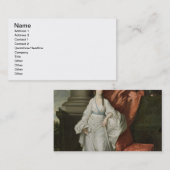 Lady Grant, vrouw van Sir James Grant, Bt., 1770-8 Visitekaartje (Voorkant / Achterkant)