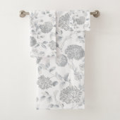 Lady Gray Modern  botanische tuinbouw Bad Handdoek (Insitu)