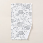 Lady Gray Modern  botanische tuinbouw Bad Handdoek (Handdoek)