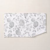 Lady Gray Modern  botanische tuinbouw Bad Handdoek (Handdoek)