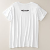 Lady Grote Maat T-shirt (Design achterkant)