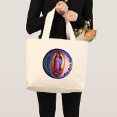 Lady Guadalupe Blessing Grote Tote Bag (Voorkant (product))