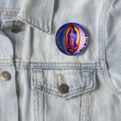 Lady Guadalupe Blessing Ronde Button 5,7 Cm (In situ)