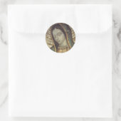 Lady Guadalupe Ronde Sticker (Tas)