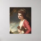 Lady Hamilton als Natuur Romney Canvas Art (Voorkant)
