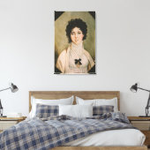 Lady Hamilton Canvas Afdruk (Insitu (Slaapkamer))