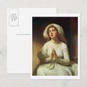 Lady Hamilton Praying Briefkaart (Voorkant / Achterkant)