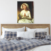 Lady Hamilton Praying Canvas Afdruk (Insitu (Slaapkamer))