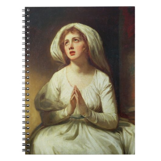 Lady Hamilton Praying Notitieboek (Voorkant)
