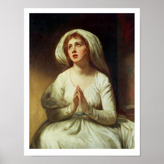 Lady Hamilton Praying Poster (Voorkant)