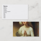 Lady Hamilton Praying Visitekaartje (Voorkant / Achterkant)