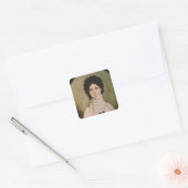 Lady Hamilton Vierkante Sticker (Envelop)