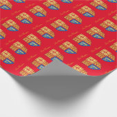 Lady Hampton inpakpapier glanzend Rood (Hoek)