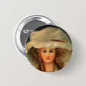 Lady Hat Ronde Button 5,7 Cm (Voorkant /achterkant)
