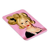  Lady Head Vase Big Wild Hair Magneet (Rechterzijde)