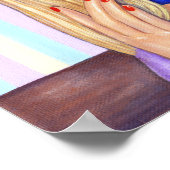 Lady Head Vase Love 1960 Blythe Flower Child Poster (Hoek)