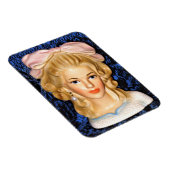  Lady Head Vase Teen Pink Bow 1960 Magneet (Rechterzijde)