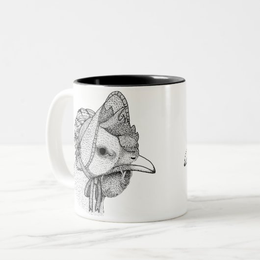 Lady Henrietta Tweekleurige Koffiemok (Voorkant links)