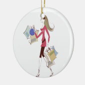 *LADY HOUDT VAN SCHOPPEN* CHRISTMAS ORNAMENT