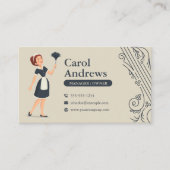 Lady House Schoonmaak Huishoudster Visitekaartje (Voorkant)