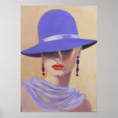 LADY IN A BLUE PET, POSTER (Voorkant)