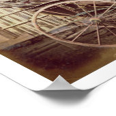 Lady in a rickshaw, c.1890 (gekleurde foto) poster (Hoek)