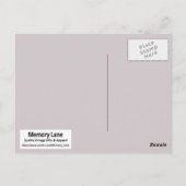 Lady in Black Briefkaart (Achterkant)