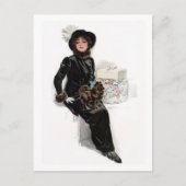 Lady in Black Briefkaart (Voorkant)