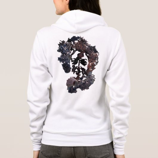 Lady in Black Hoodie (Achterkant)