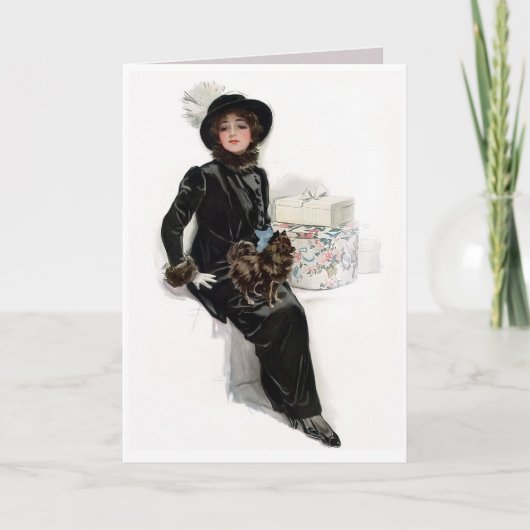 Lady in Black Kaart (Voorkant)