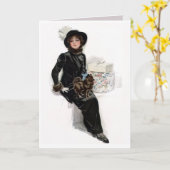 Lady in Black Kaart (Gele Bloem)