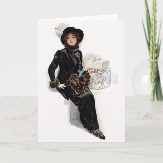 Lady in Black Kaart (Voorkant)