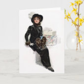 Lady in Black Kaart (Gele Bloem)