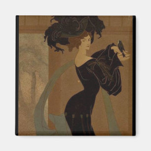 Lady in Black Magneet