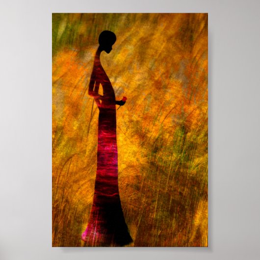 Lady in Black Poster (Voorkant)