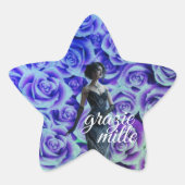 Lady in Black Sticker for any item surface.  (Voorkant)