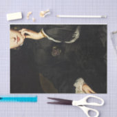 Lady in Black Tissuepapier (Craft)