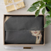 Lady in Black Tissuepapier (Geschenk)