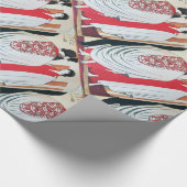 LADY IN DE MIRROR, ART DECO BEAUTY MODE CADEAUPAPIER (Hoek)