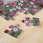 Lady in Flowers - Bretagne Spaniel Dog Legpuzzel (Zijkant)